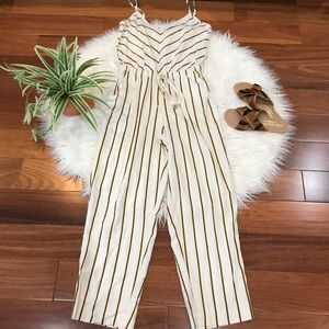 New🌿Eci Tie Belt Jumpsuit Size M